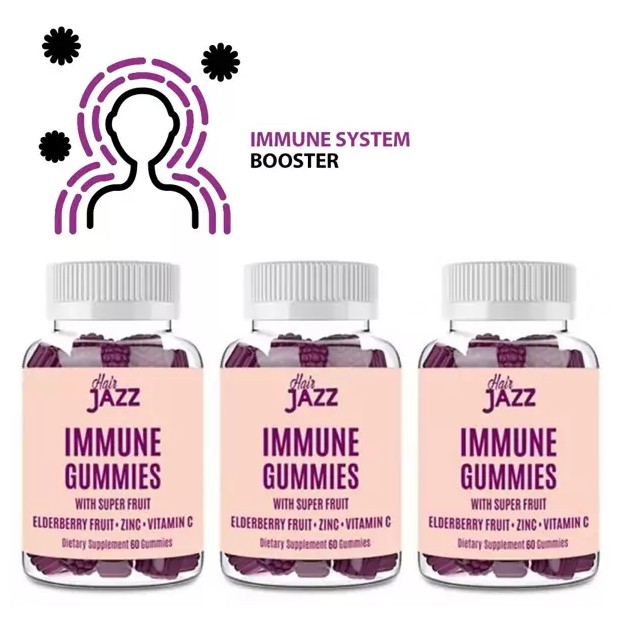 Immune system support gummies by Hair Jazz – 3 months Supply