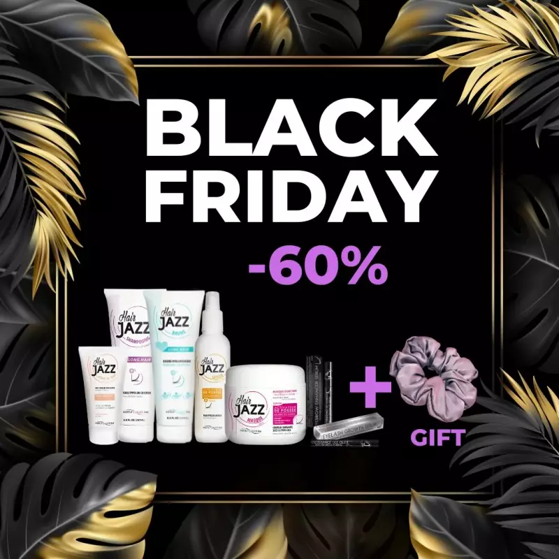 Black Friday: HAIR JAZZ Hair Regrowth Mega Set + Lash&Brow serums + GIFT